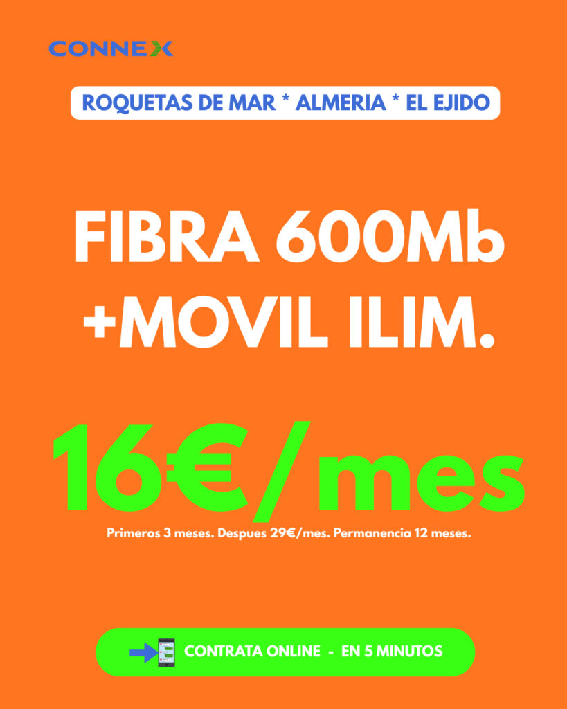 Exclusivamente para Almeria, Roquetas y El Ejido